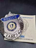 Police Massachusetts Easton US Badge Polizei Police...