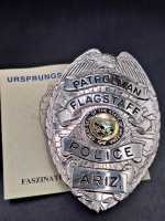 Patrolman Flagstaff Arizona US Badge Polizei Police...