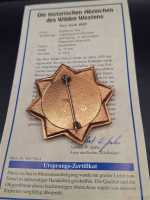 New York 1845 Wilden Western US Badge Polizei Police Abzeichen Marke Insigne