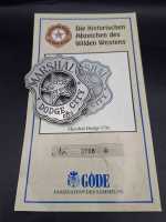 Marshal Dodge City US Badge Polizei Police Abzeichen...