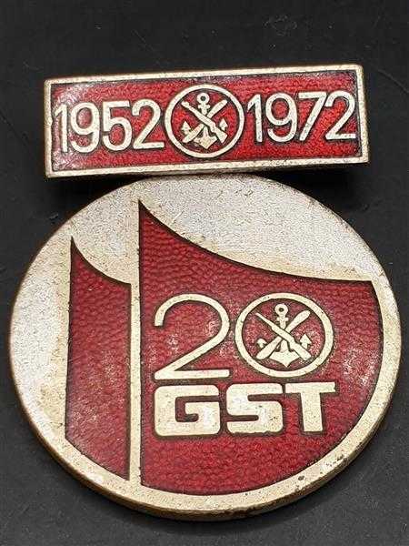 DDR NVA Die Gesellschaft für Sport und Technik GST 20 Jahre 1952-1972 Vaterland