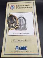 Niederlande Polizei Lelystad Badge Police Polizei Orden