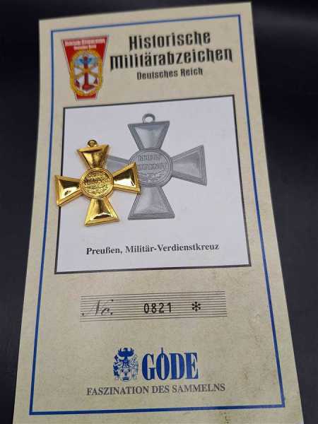 Preußen Militär-Verdienstkreuz Göde Sammlungsanfertigung Orden