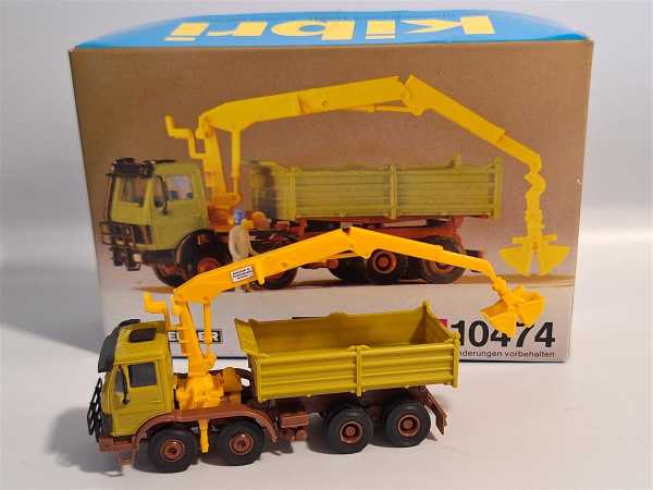 Kibri MB Coop & Anhänger 10474 H0 1:87 Modellbausatz Gebaut OVP RAR