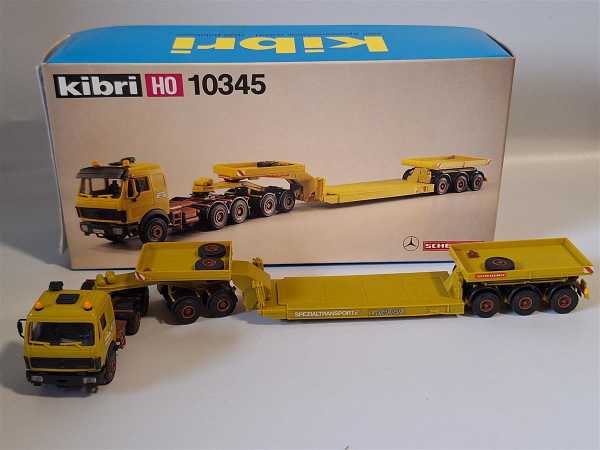 Kibri 10345 MB Spezialtransport Tieflader H0 1:87 Modellbausatz Gebaut OVP RAR