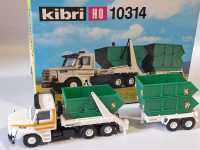 Kibri 10314 Scania-LKW mit Anhänger 3 Container H0...