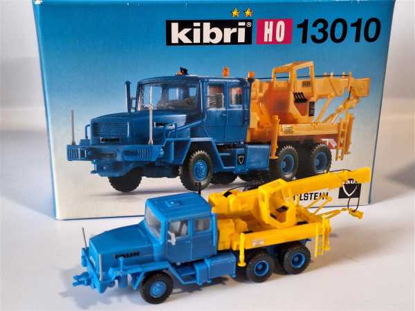 Kibri 13010 Faun Bilstein Kranwagen  H0 1:87 Modellbausatz Gebaut OVP