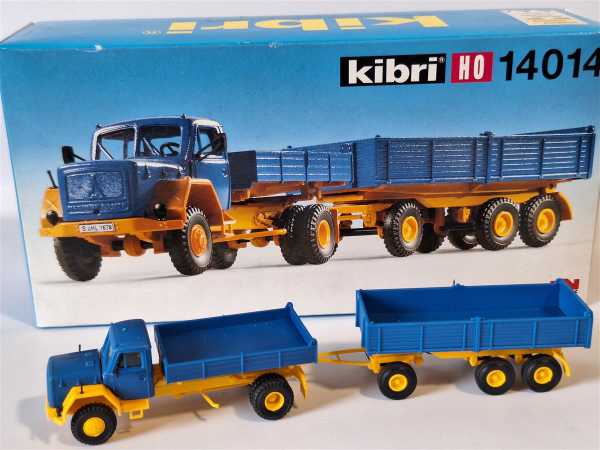 Kibri 14014 Magirus Kipper H0 1:87 Modellbausatz Gebaut OVP