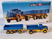 Kibri 14014 Magirus Kipper H0 1:87 Modellbausatz Gebaut OVP