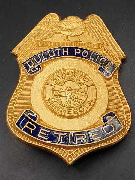 Duluth Police Retired Minnesota USA Polizei Badge Abzeichen Marke Insigne