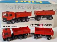 Kibri 10650 MAN Meiller Kipper mit Anhänger H0 1:87...