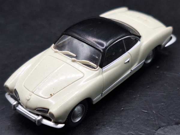 Wiking Karmann Ghia Schwarze Verdeck H0 1:87 Fertigmodell Fahrzeug Eisenbahn RAR