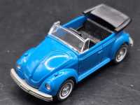 Wiking VW Käfer Cabrio Blau H0 1:87 Fertigmodell...