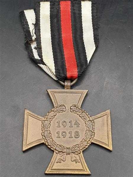 Ehrenkreuz des 1.Weltkrieges Kriegsteilnehmerkreuz Militaria Ohne Schwerter O.14