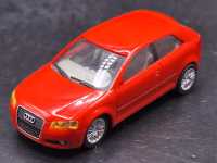 Audi A3 Herpa Rot H0 1:87 Fertigmodell Fahrzeug Eisenbahn