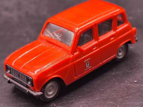 Herpa Renault R4 Feuerwehr Stadt Düren H0 1:87 Fertigmodell Fahrzeug Eisenbahn