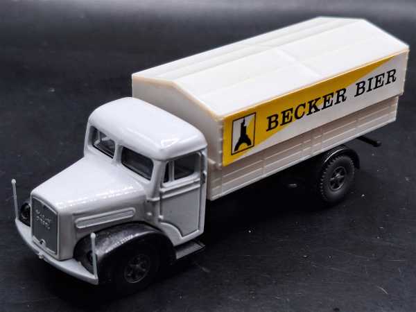 Brekina MAN Becker Bier RAR H0 1:87 Fahrzeug Eisenbahn Modellbau