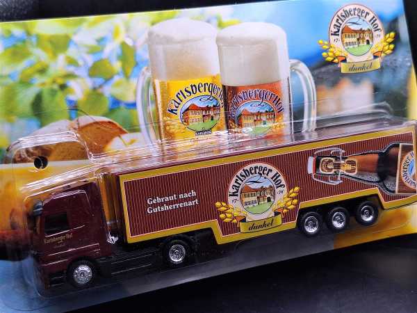 Karlsberger Hof LKW Werbetruck Dunkel Bier H0 1:87 Fahrzeug Eisenbahn Modellbau