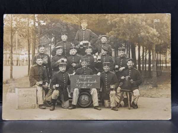 AK Ansichtskarte Postkarte Feldpost Königsbrück 178. Regiment