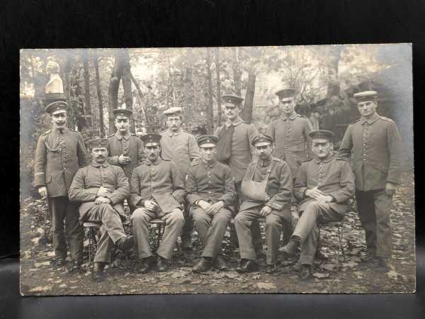 AK Ansichtskarte Postkarte Feldpost Büste Soldaten Eiserne Kreuz EK2