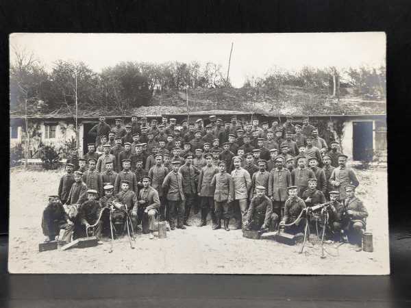 AK Ansichtskarte Postkarte Feldpost Viele Eks Maschienengewehr Kompanie Regiment