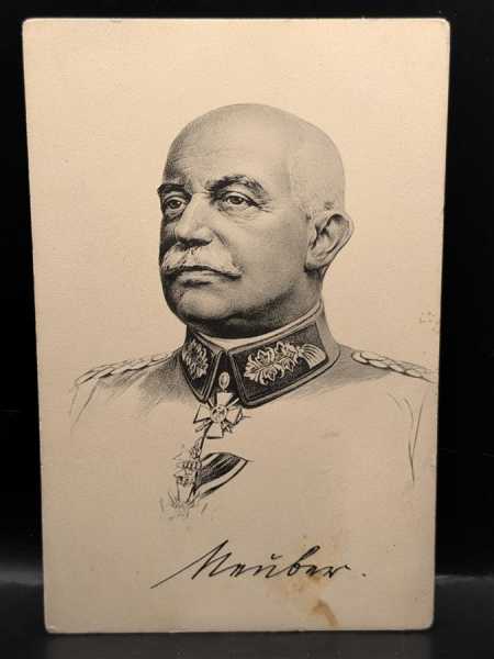 AK Ansichtskarte Postkarte General Porträt Zeichnung Generalmajor Neuber