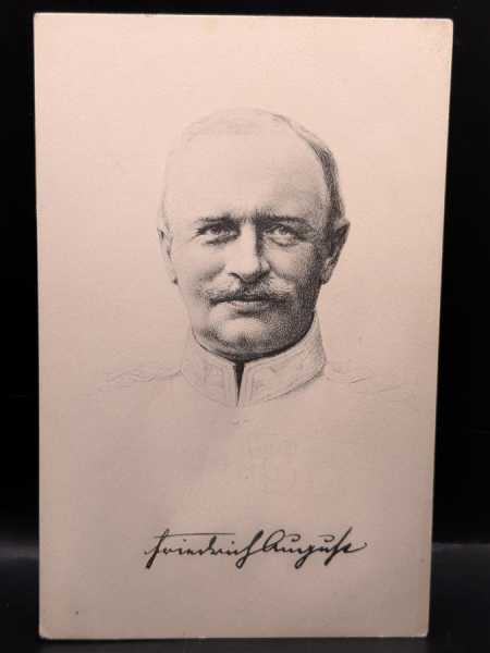 AK Ansichtskarte Postkarte General Porträt Friedrich August König von Sachsen