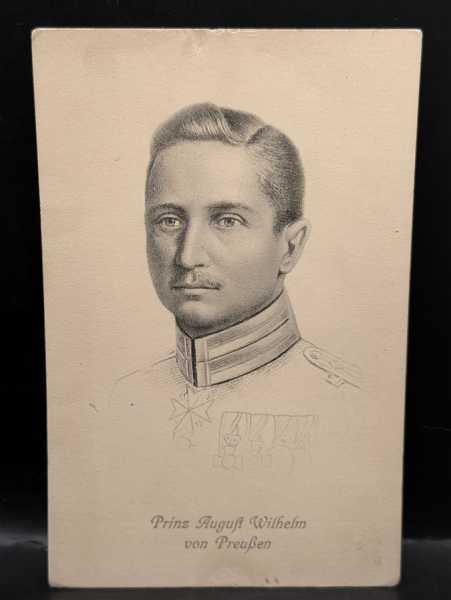 AK Ansichtskarte Postkarte General Porträt Prinz August Wilhelm von Preußen