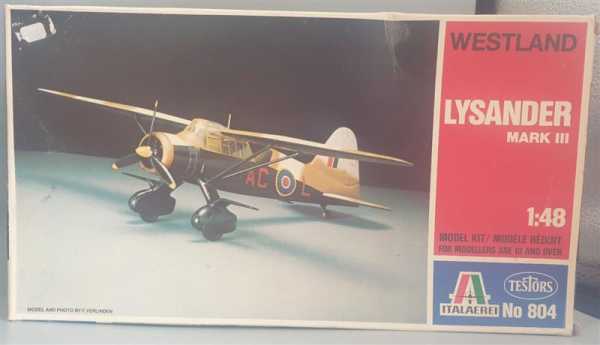 Italeri 804 Westland Lysander Mark III 1:48 Flugzeug Militaria