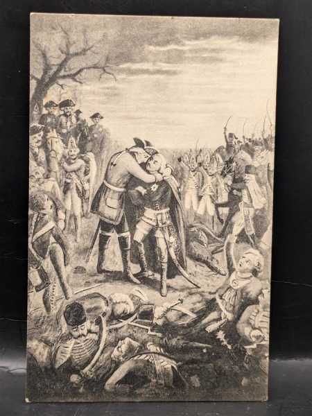 AK Ansichtskarte Postkarte Feldpost Schlacht bei Torgau 1760