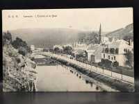 AK Ansichtskarte Postkarte Feldpost Laroche L´Ourthe et le Quai