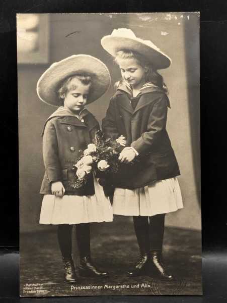 AK Ansichtskarte Postkarte Feldpost Prinzessinnen Margarethe und Alix