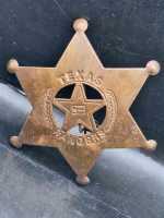 Texas Rangers US Badge Polizei Police Abzeichen Marke...