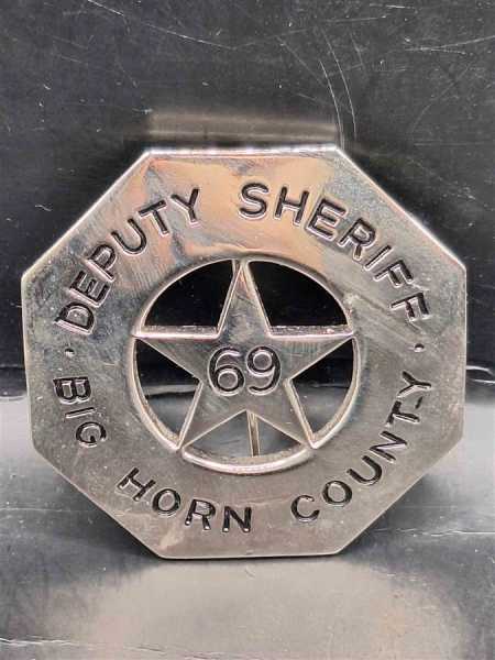 Deputy Sheriff Big Horn County 69 Badge Polizei Police Abzeichen Marke Insigne