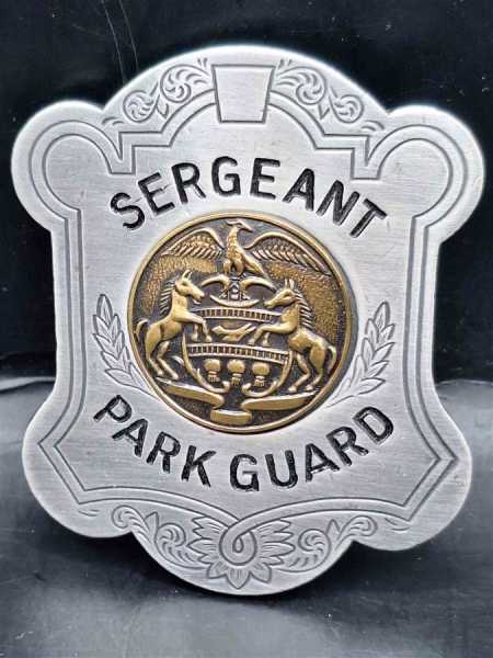 Sergeant Park Guard US Badge Polizei Police Abzeichen Marke Insigne