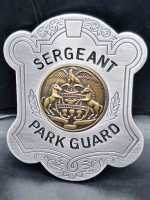 Sergeant Park Guard US Badge Polizei Police Abzeichen...