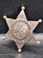 Chicago Police Detective Sergt. US Badge Polizei Police...