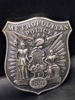 Metropolitan Police 1857 US Badge Polizei Police...