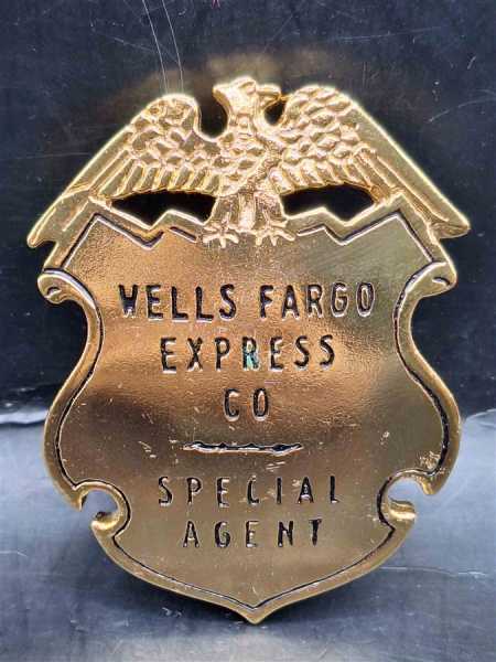 Wells Fargo Express CO Special Agent US Badge Polizei Police Abzeichen  Insigne