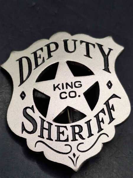 Deputy King Co. Sheriff US Badge Polizei Police Abzeichen Marke Insigne