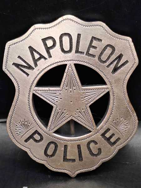 Napoleon Police US Badge Polizei Police Abzeichen Marke Insigne