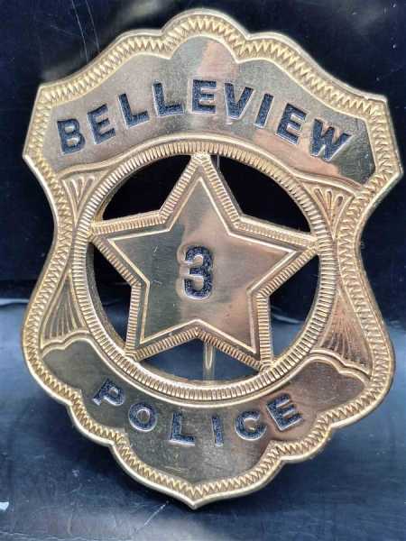 Belleview Police 3 US Badge Polizei Police Abzeichen Marke Insigne