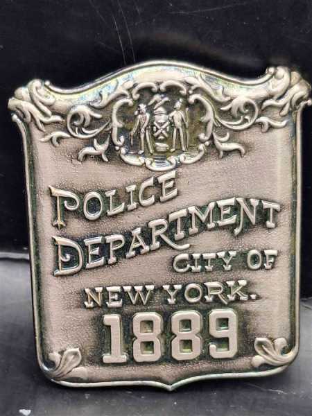 Police Department City of New York 1889 US Badge Polizei Police Abzeichen Marke