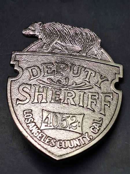 Deputy Sheriff 4052 Los Angeles County US Badge Polizei Police Abzeichen Insigne