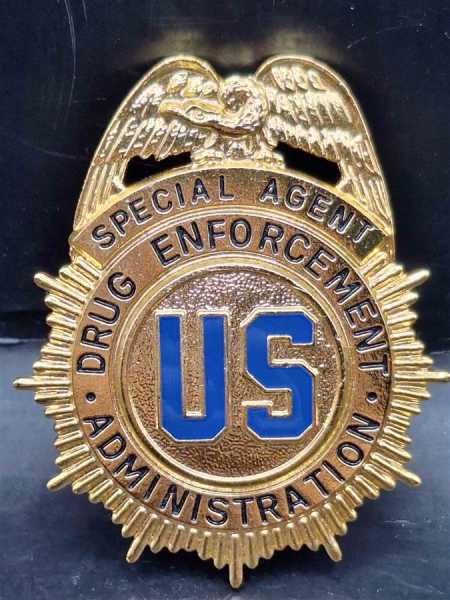 Special Agent Drug Enforcement Administration US Badge Polizei Police Marke