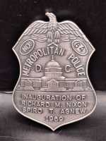 Metropolitan Police Nixon Agnew 1969 US Badge Polizei...