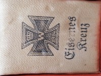 Außergewöhnliche Etui für ein EK2 Eiserne Kreuz 2. Klasse 1914 RARITÄT