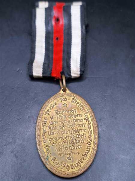 Kyffhäuserbund Kriegsdenkmedaille mit Band 1914-1918 Orden Abzeichen 1. WK