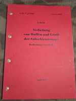 Geheim Verlastung von Waffen und Gerät der Fallschirmtruppe Bedienungsvorschrift