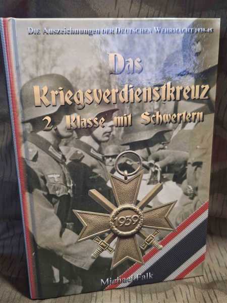 Falk das Kriegsverdienstkreuz 2. Klasse mit Schwertern Orden Tüten Urkunde RAR